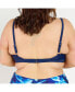 Фото #3 товара Women's Plus Size Adjustable Strap Clasp Swim Bra