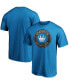 Men's Blue Charlotte FC Primary Logo T-shirt