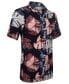 ფოტო #1 პროდუქტის Mens Casual Button-Down Hawaiian Shirt - Short Sleeve - Plus Size