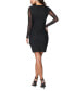 Juniors' Cutout Ruched Bodycon Dress