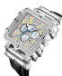 ფოტო #6 პროდუქტის Men's Phantom Diamond (1 ct.t.w.) Stainless Steel Watch