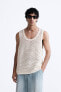 Crochet knit tank top - limited edition