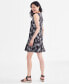 ფოტო #2 პროდუქტის Women's Printed Sleeveless Flip-Flop Dress, Created for Macy's