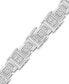 ფოტო #3 პროდუქტის Men's Diamond Cluster Link Bracelet (1 ct. t.w.) in Sterling Silver