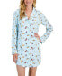 Фото #3 товара Sueded Super Soft Knit Sleepshirt Nightgown, Created for Macy's
