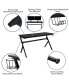 Gaming Desk Bundle - Cup/Headset Holder/Mouse Pad Top