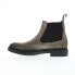 Фото #5 товара Bruno Magli Paris MB2PARO1 Mens Gray Suede Slip On Chelsea Boots 9