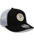ფოტო #3 პროდუქტის Men's Black Pittsburgh Pirates Circle Trucker Low Profile 9FIFTY Snapback Hat