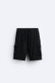 Cargo jogger bermuda shorts