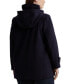 ფოტო #2 პროდუქტის Women's Plus Size Hooded Walker Coat