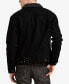 ფოტო #2 პროდუქტის Men's Regular Fit Sherpa Denim Trucker Jacket