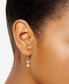ფოტო #2 პროდუქტის Cultured Freshwater Pearl (4 & 6mm) Teardrop Drop Earrings in 14k Gold-Plated Sterling Silver