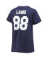 Фото #4 товара Women's CeeDee Lamb Navy Dallas Cowboys Plus Size Name and Number V-Neck T-shirt