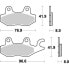 Фото #1 товара MOTO-MASTER Arctic Cat/CF Moto/Kawasaki/Suzuki 092621 Sintered Brake Pads