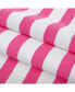 Фото #4 товара California Cabana Beach Towel (4 Pack, 30x70 in.), Striped, Soft Ringspun Cotton, Oversized Cabana Pool Towel