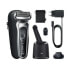 Braun Series 7 71-S7200cc - Foil shaver - Buttons - Black - Silver - Battery - Lithium-Ion (Li-Ion) - 50 min