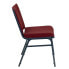 Фото #1 товара Hercules Series Heavy Duty Burgundy Patterned Fabric Stack Chair