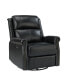 Фото #1 товара Chapas Transitional Wooden Upholstered Recliner with Metal Base