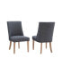 Фото #1 товара Powell Furniture Allard Upholstered Dining Chairs - Set of 2