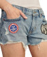 ფოტო #3 პროდუქტის Women's Grateful Dead Patched Low Rise Shorts