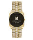 ფოტო #5 პროდუქტის Women's Cristal 18k Gold-plated Stainless Steel Watch, 28mm
