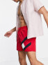 Tommy Hilfiger swim shorts with side logo in red