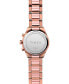 Women's Quartz Analog Premium Dress Alloy Rose Gold Watch 38mm