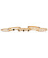 Gold-Tone 5-Pc. Set Jet Pavé Stack Rings