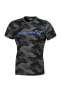 T-Shirt Macna Dazzle Logo 2.0 Schwarz-Grau-Blau