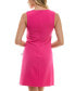 ფოტო #2 პროდუქტის Juniors' Scoop-Neck Sleeveless Shift Dress