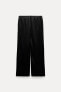 Фото #8 товара Атласные брюки в пижамном стиле ZARA