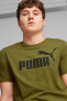 Фото #1 товара Футболка PUMA ESS Logo - оливковая, мужская