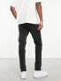 New Look slim jeans in washed black