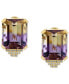 Фото #3 товара Серьги LALI Jewels ametrine & Diamond Stud