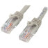 Фото #6 товара StarTech.com Cat5e Patch Cable with Snagless RJ45 Connectors - 2m - Gray - 2 m - Cat5e - U/UTP (UTP) - RJ-45 - RJ-45