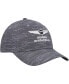 Фото #2 товара Men's Gray, Black Genesis Invitational Streaker Adjustable Hat