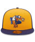 Фото #2 товара Men's Gold, Navy Montgomery Biscuits Marvel x Minor League 59FIFTY Fitted Hat