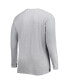 Men's Heather Gray Seattle Seahawks Big and Tall Waffle-Knit Thermal Long Sleeve T-shirt