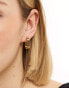 Фото #8 товара Lost Souls stainless steel oval hoops in gold