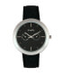 ფოტო #1 პროდუქტის Quartz The 6100 Black Dial, Canvas-Overlaid Black Polyurethane Strap Watch 43mm