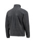 ფოტო #4 პროდუქტის Men's Dallas Mavericks Heathered Charcoal Flanker Full-Zip Jacket