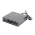 Gembird FDI2-ALLIN1-02-B - CF - CF Type II - Memory Stick (MS) - MicroSD (TransFlash) - MicroSDHC - MicroSDXC - MiniSD - MiniSDHC,... - Black - 3.5" - RoHS - CE - ISO 9002 - 40 mm - 115 mm