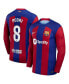 ფოტო #1 პროდუქტის Men's Pedri Royal Barcelona 2023/24 Home Replica Long Sleeve Jersey