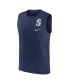 ფოტო #3 პროდუქტის Men's Navy Seattle Mariners Large Logo Muscle Tank Top