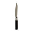 Кухонный нож 2,7 x 24,3 x 1,8 cm Серебристый Чёрный Нержавеющая сталь Пластик (12 штук)