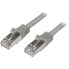 Фото #1 товара StarTech.com Cat6 Patch Cable - Shielded (SFTP) - 1m Gray - 1 m - Cat6 - SF/UTP (S-FTP) - RJ-45 - RJ-45