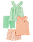 Kid 4-Piece Tops & Shorts Set 4