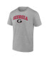 Фото #3 товара Men's Steel Georgia Bulldogs Campus T-shirt