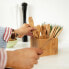 Фото #5 товара Набор кухонного аксессуара из бамбука Relaxdays Bambus Besteck Set