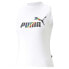 Puma Essentials Love Is Love Mock Neck Tank Top Womens White Casual Athletic 67